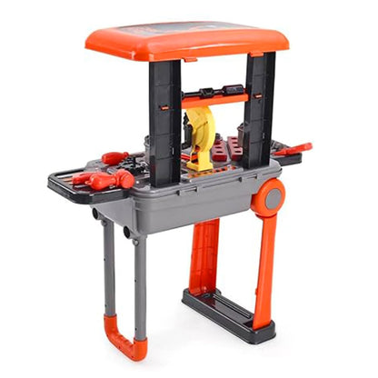 Delux Tool Set/Premium Tool Set Construction Role Play Toys with Extended Handle Carrying Case & Accessories/Delux Little Luggage Tool Set for 3+ Years Girls and Boys.